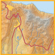 topographic line map